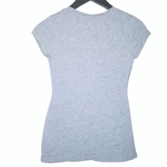 4/$25 Wound Up Grey Western Skull Statement Shirt - Picture 2 of 4